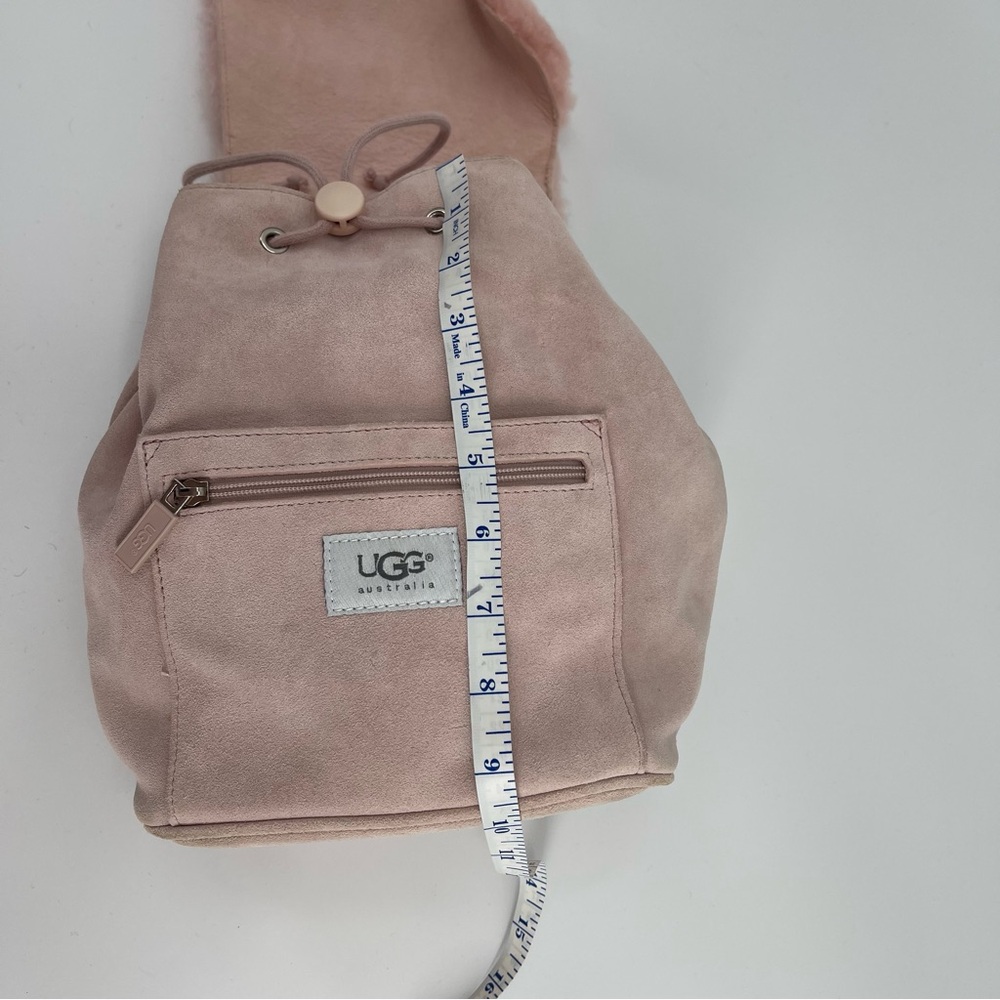UGG Australia Nordie Light Pink Suede Mini Backpack Purse Cottagecore Coquette - Picture 9 of 15